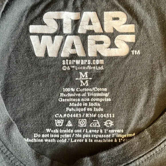 Ladies size M Star Wars Stormtrooper sequin pocket tshirt - Picture 3 of 3